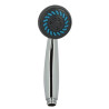 Douchette à main Clipper 2 jets anticalcaire, ABS chromé Ø 69 mm, raccord G 1/2