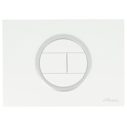 EVO Plaque de commande Blanc brillant