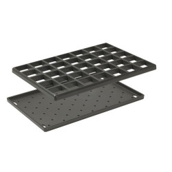 Grille et égouttoir poste d'eau multifonction