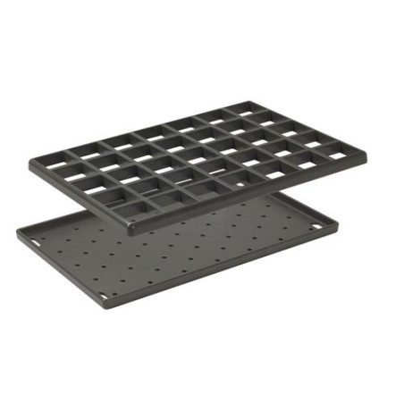 Grille et égouttoir poste d'eau multifonction