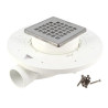 Siphon de douche DOCIA®XS Magnetech®, faible hauteur, sortie horizontale, NC