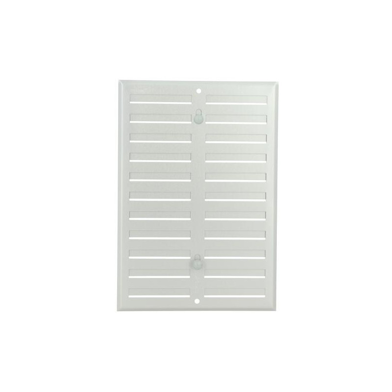 Grille fermeture aluminium gris 17x25 - réf. 1LF1725G