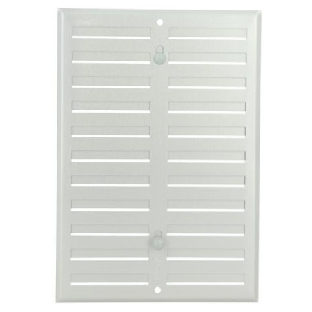 Grille fermeture aluminium gris 17x25 - réf. 1LF1725G
