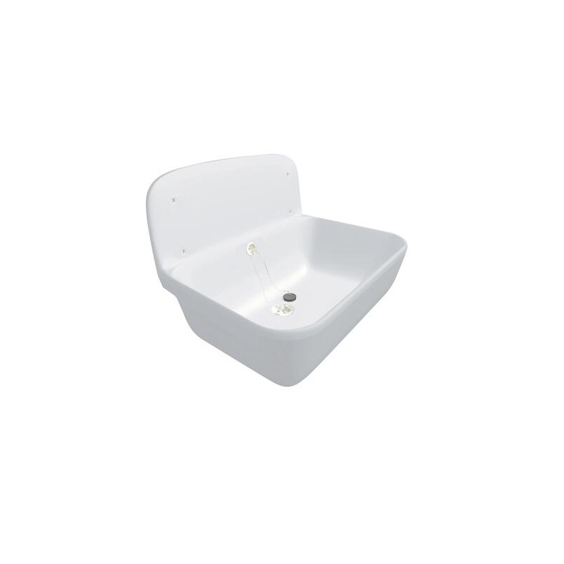 Poste d'eau de couleur blanche