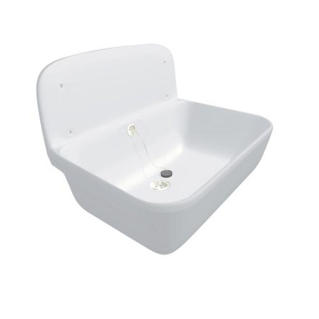 Poste d'eau de couleur blanche