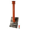 Extracteur statique terracotta etanch-45x50