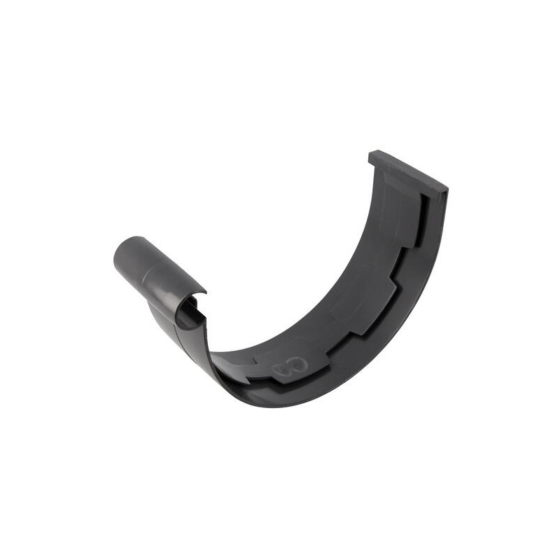 gouttière à coller - TECHTAN®, gouttière demi-ronde à coller LG33, anthracite
