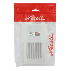 Grille persienne alu gris moustiquaire 10x20 - réf. 1LM1020G