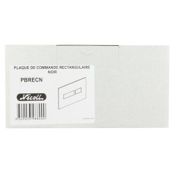 REC Plaque de commande noir mat