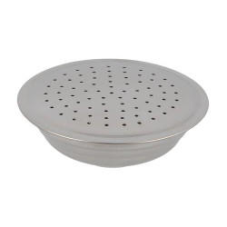 Pomme de douche Ø 80 mm sans galerie, laiton chromé, raccord G 1/2, débit 12,1 l/min