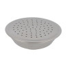 Pomme de douche Ø 80 mm sans galerie, laiton chromé, raccord G 1/2, débit 12,1 l/min