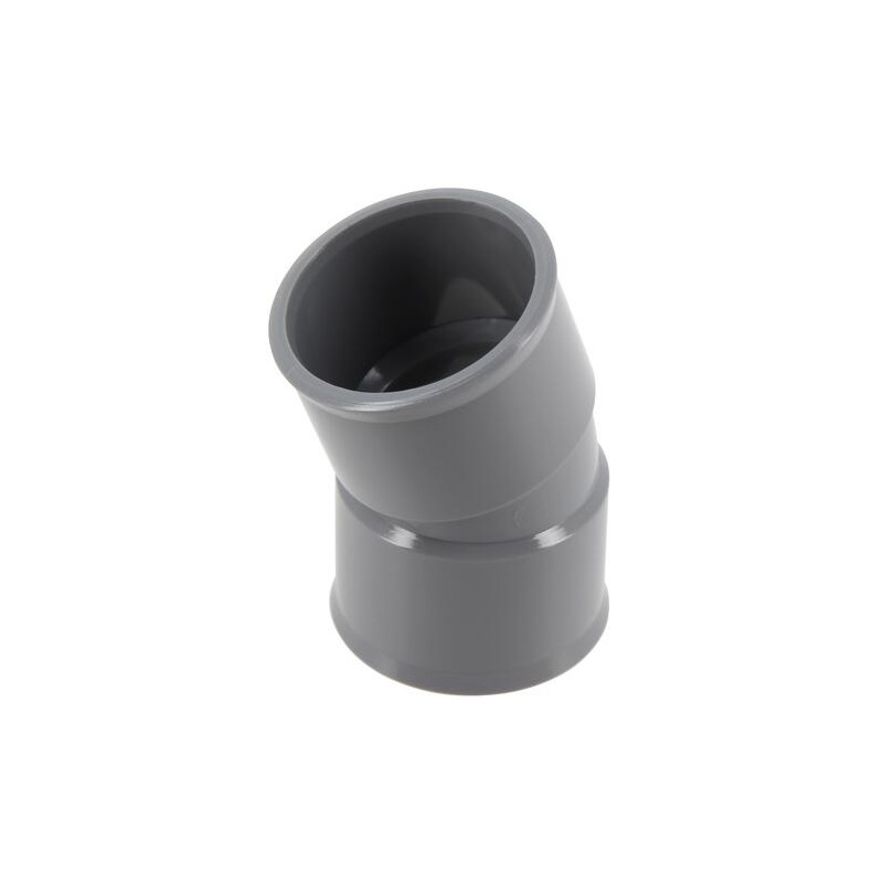 Coude 20°, femelle-femelle, à coller, en PVC