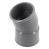 Coude 20°, femelle-femelle, à coller, en PVC