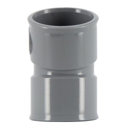 Coude 20°, femelle-femelle, à coller, en PVC