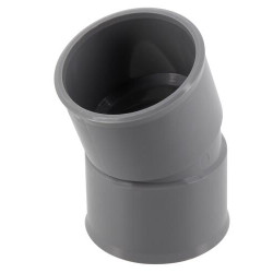 Coude 20°, femelle-femelle, à coller, en PVC