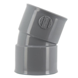 Coude 20°, femelle-femelle, à coller, en PVC