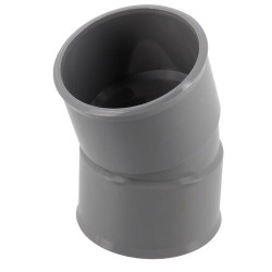 Coude 20°, femelle-femelle, à coller, en PVC