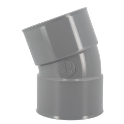 Coude 20°, femelle-femelle, à coller, en PVC