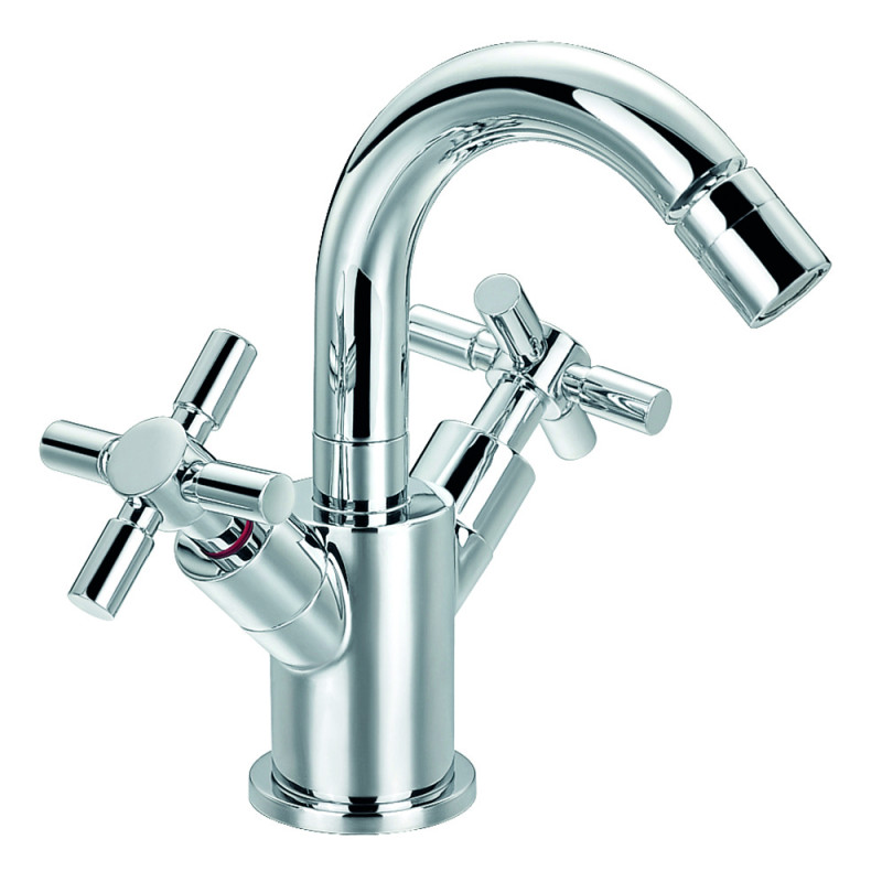 Mélangeur monotrou bidet TUBOS avec tirette