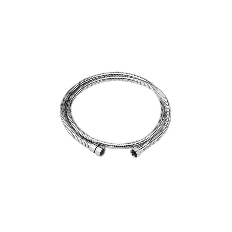 Flexible de douche double agrafage Flexifor laiton chromé conique embouts démontables G