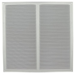 Grille persienne alu gris moustiquaire