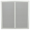 Grille persienne alu gris moustiquaire