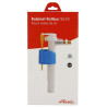 Robinet flotteur silencieux, alimentation latérale G 3/8'', mamelon laiton, niveau d'eau réglable, confort acoustique