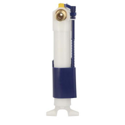 Robinet flotteur silencieux, alimentation latérale G 3/8'', mamelon laiton, robinet flotteur silencieux (classe 2)