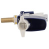 Robinet flotteur silencieux, alimentation latérale G 3/8'', mamelon laiton, robinet flotteur silencieux (classe 2)