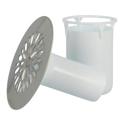 Grille inox + tube plongeur + culot