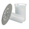 Grille inox + tube plongeur + culot