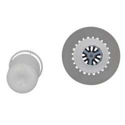 Grille inox + tube plongeur + culot