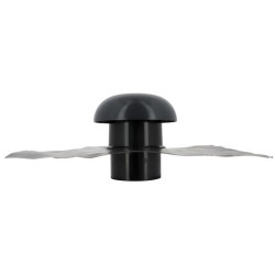 Chapeau ventilation col.etanch. anthracite