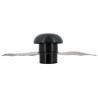 Chapeau ventilation col.etanch. anthracite