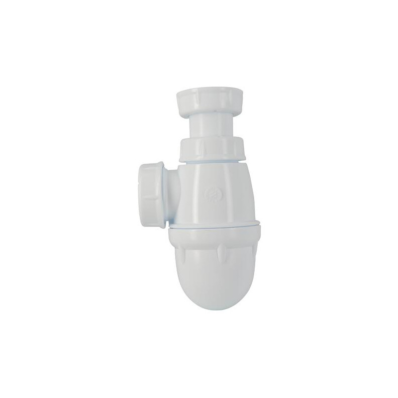 Siphon de lavabo plastique, sortie joint conique, Ø 32 mm