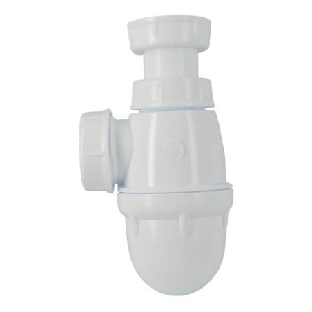 Siphon de lavabo plastique, sortie joint conique, Ø 32 mm
