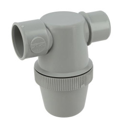 Siphon de lavabo en PVC-C, à coller, entrée horizontale