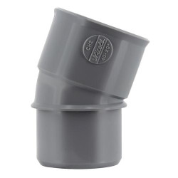 Coude 20°, mâle-femelle, à coller, en PVC