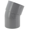 Coude 20°, mâle-femelle, à coller, en PVC