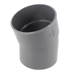 Coude 20°, mâle-femelle, à coller, en PVC