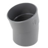 Coude 20°, mâle-femelle, à coller, en PVC