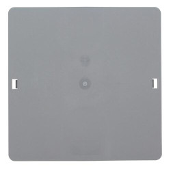 Couvercle pour regard eaux pluviales, à clipser, piéton, 30x30 cm, gris clair