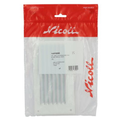 Grille persienne alu blanc mous.10x20