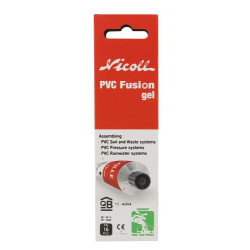 Colle PVC Fusion gel, tube de 13 ml, pour produits en PVC
