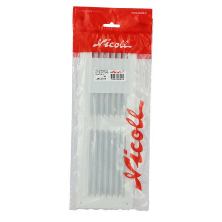 Grille persienne alu blanc mous.10x30 - réf. 1LM1030B