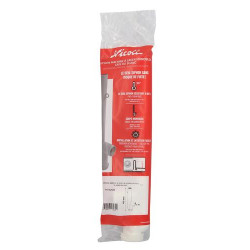 Siphon mach.laver Ø40 simple s.horiz.blanc