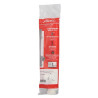 Siphon mach.laver Ø40 simple s.horiz.blanc
