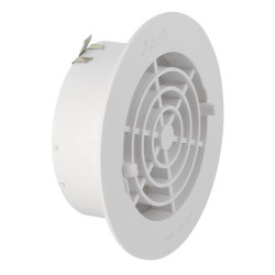 Grille ferm.adapt s/tuyau 100 moustiquaire