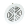 Grille ferm.adapt s/tuyau 125 moustiquaire