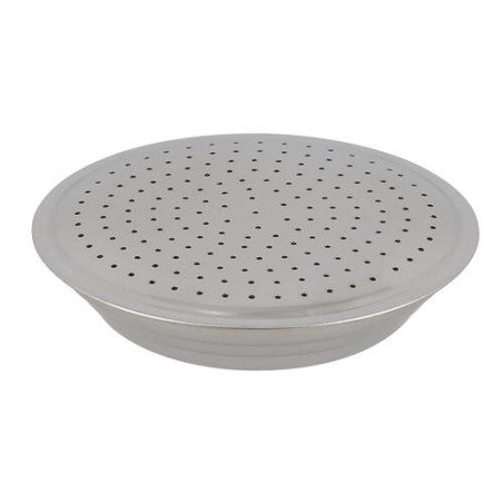 Pomme de douche Ø 100 mm sans galerie, laiton chromé, raccord G 1/2, débit 12,6 l/min